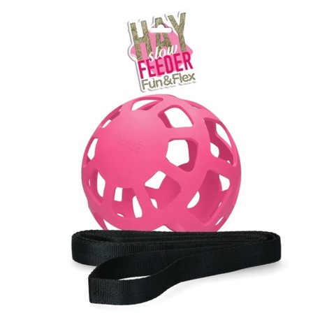 EXCELLENT FUN AND FLEX HAY SLOWFEEDER, ROSA BOLL EXCELLENT FUN AND FLEX HAY SLOWFEEDER, ROSA BOLL